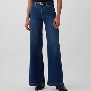 Gap Stride High Rise Wide-Leg Jeans